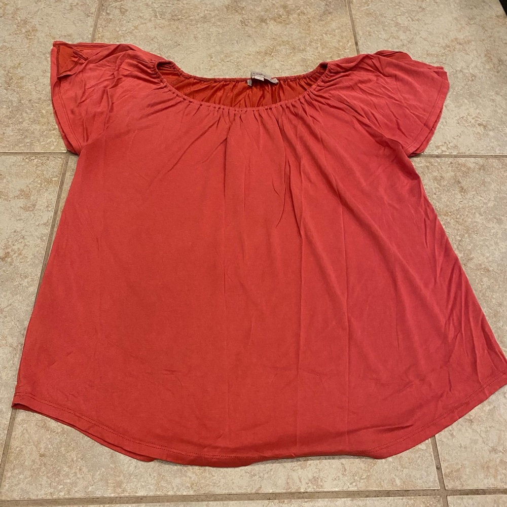 LOFT Coral Blouse